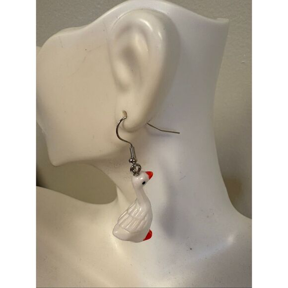 Goose Statement Earrings - Picture 3 of 3